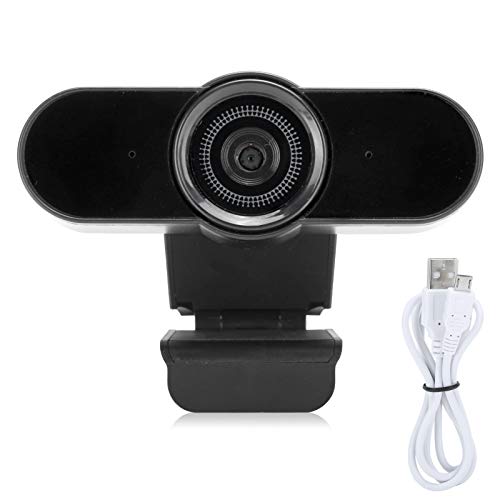 Zunate HD 1080P-Webcam, 5-Megapixel-Weitwinkel-Laptop-Desktop-PC-Kamera, USB-Webkamera Plug-and-Play-Webcam mit Rauschunterdrückendem Mikrofon für Videoanrufe, Spiele, Aufnahmen und Konferenzen von Zunate
