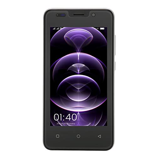 Zunate IP13 Pro Ulocked Phone, 4,66-Zoll-Vollbild-Gesichtserkennungs-Smartphone, Dual-SIM, 2 GB / 32 GB, Ultradünnes 3G-Gaming-Handy mit Dual-Kamera, Unterstützung für 128-GB-Speicherkarte(Weiß) von Zunate