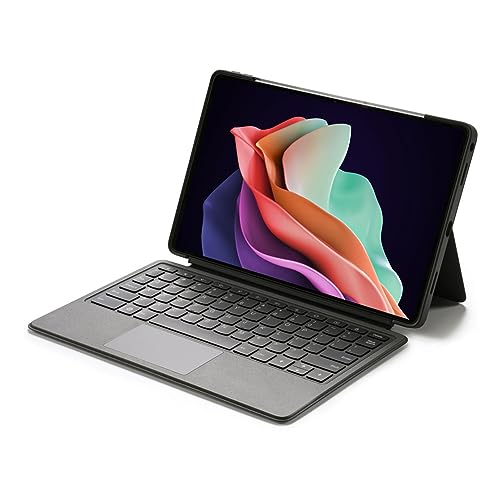 Zunate KB565U Tastaturhülle für Xiaoxin Pad Plus 2023 11,5 Zoll, Ultradünne Magnetische Tablet-Tastaturhülle mit Touch-Trackpad, Abnehmbarem Ständer und Stifthalter von Zunate