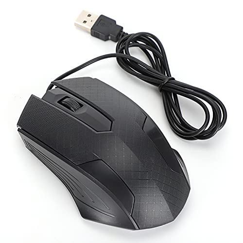 Zunate Kabelgebundene Maus, 2400 DPI USB-Maus Computer Laptop Office-Maus, Kompatibel für Windows XP, für Vista, für Windows 7, für Windows 8 System, Play and Plug (F57) von Zunate