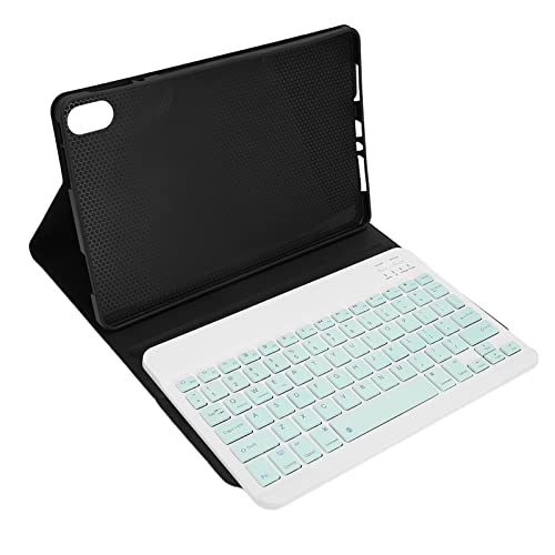 Zunate Kabellose 11-Zoll-Tastaturhülle, wasserdichte und staubdichte abnehmbare Scherentastatur mit TPU-Silikon-Softshell für Oppo Pad 11 mit Stiftschlitz für Smartphones, Tablets, Laptops (Schwarz) von Zunate