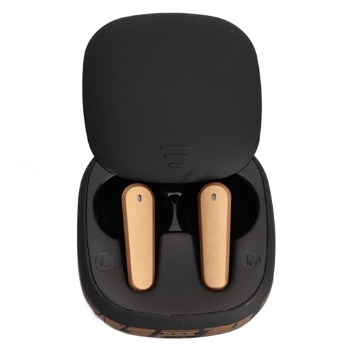 Zunate Kabellose Bluetooth-Ohrhörer, Stereo-Ohrhörer mit Geräuschunterdrückung und Geringer Latenz, Bluetooth 5.2-Kopfhörer für Sport- und Gaming-Anrufe (Black) von Zunate
