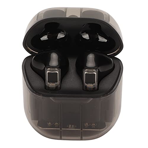 Zunate Kabellose Ohrhörer, Bluetooth 5.3 Low Latency Game Music Earbuds mit Kabellosem Ladekoffer, Ergonomisches Design, Stereo-In-Ear-Kopfhörer für Sport Im Freien(Schwarz) von Zunate