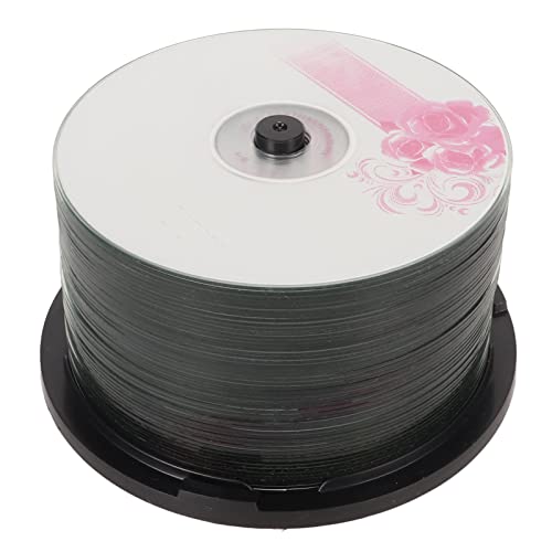 Zunate Leere CD R Discs 52X 700 MB, Beschreibbare Discs Zum Speichern Digitaler Bilder, Musik mit 2X 56X Geschwindigkeit und PC Material (50 STÜCK) von Zunate