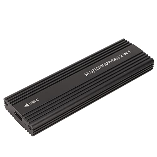 Zunate M.2 NVMe SSD Gehäuse, Hochgeschwindigkeit 10 Gbit/s, Einfache Installation, Effiziente Wärmeableitung, Unterstützt Mehrere Betriebssysteme, 2 TB Kapazität von Zunate