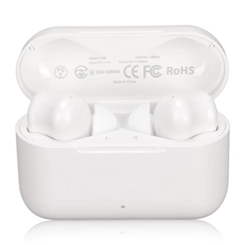 Zunate M6 Sprachübersetzer-Ohrhörer, Kabelloser Übersetzer-Ohrhörer mit Bluetooth und APP, 127 Instant Voice Language Translator, True Wireless-Ohrhörer für Musik und Anrufe für IOS/für Android von Zunate