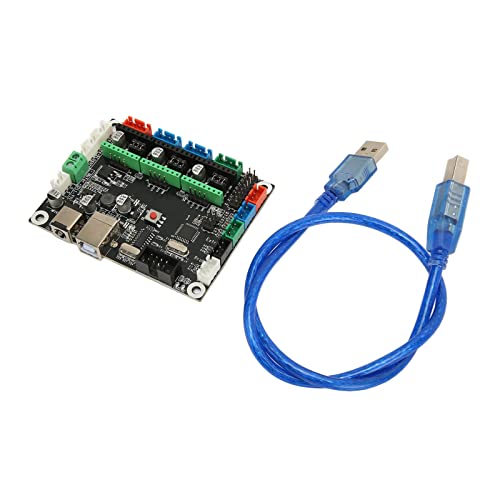 Zunate MKS Motherboard, MKS DLC V2.1 3D Drucker Steuerplatine Controller Schrittantrieb GRBL CNC Offline Controller Graviermaschine Teile für A4988 DRV8825 TMC2208 2209 2225 von Zunate