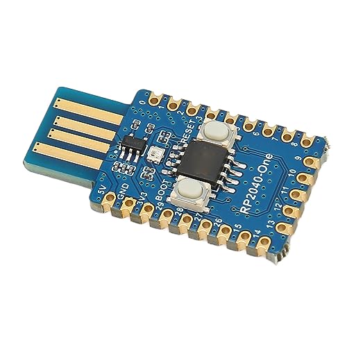 Zunate Mikrocontroller-Entwicklungsboard RP2040 mit 4 MB Flash, ARM Cortex M0 Plus-Prozessor, Multifunktional, USB-Erkennung für RasPi von Zunate