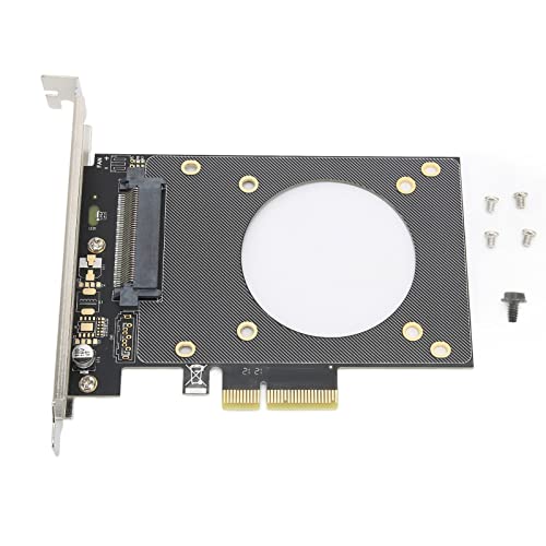 Zunate PCI E Erweiterungskarte, PH46 PCIe X4 zu NVME Riser Karte Desktop Erweiterungskarte, Kompatibel für PCI-E X4 X8 X16 Motherboard, SSD Adapterkarte für Windows/OS X/für Linux von Zunate