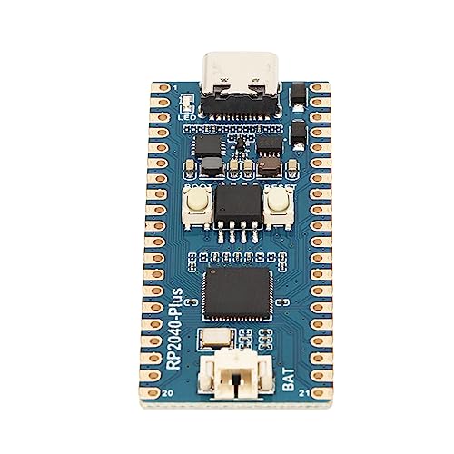 Zunate RP2040 Dual Core ARM Cortex M0+ Prozessor Mikrocontroller Board Unterstützung C C++ Python für Pi Pico Modul, Stempellochdesign, USB1.1, Temperatursensor von Zunate