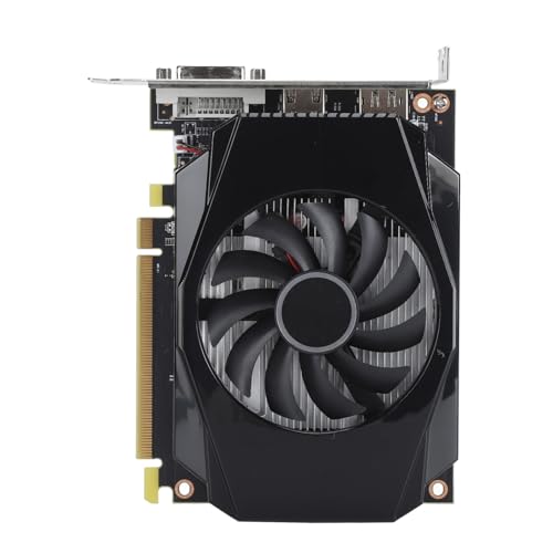 Zunate RX550 4G GDDR5 128Bit Gaming Grafikkarte Computer PC GPU-Video Karte, 1183MHz, DirectX 12, PCI E 3.0 X8, HDMI, DisplayPort, Einzelner Lüfter von Zunate