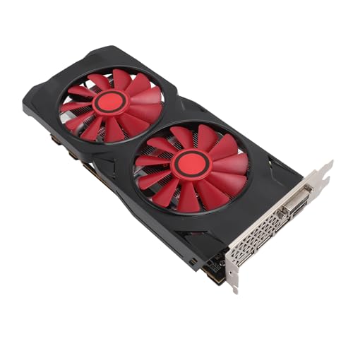 Zunate RX580-Grafikkarte, 8 GB GDDR5, 1380 MHz Kernfrequenz, Dual-Lüfter für Desktop-PC von Zunate