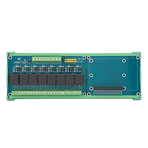Zunate Relais-Erweiterungskarte für Raspberry Pi 4B/3B +, 8-Kanal-5-V-Erweiterungskarten-SPS-Controller, 40-polige GPIO-Schnittstelle für Raspberry Pi-Motherboards/Jetson von Zunate
