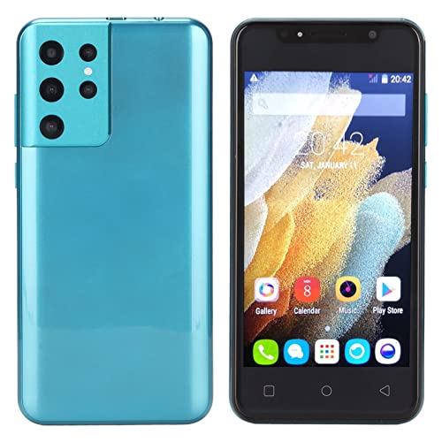 Zunate S21 Ultra Unlocked Smartphone, 5.0inch HD Screen Face Unlock Mobile Phone for Android 6.0, Dual SIM, 512MB/4GB, Dual Camera Business Cell Phone, Support 128GB Memory Card(EU) von Zunate