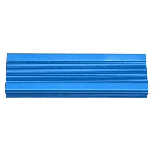 Zunate SATA M.2 Gehäuse, USB3.1 Typ C 10 Gbps Ultradünnes NVME SSD Gehäuse für Laptop, für M Key B Key NVME 2230 2242 2260 2280 Mm M.2 NVME SSD (Blau) von Zunate