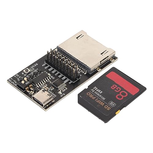 Zunate SD WiFi PRO Wireless Cloud-Übertragungsmodul, Integrierter 8-GB-Speicher, ESP32-Chip-WiFi-PRO-Modul mit Uploader und Leseplatine für Prus für MK3S+ Vorn 3D-Druckerteile von Zunate