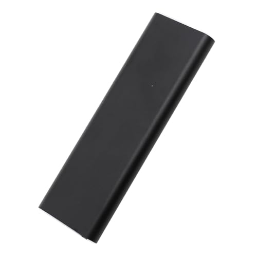 Zunate SSD-Gehäuse, Gehäuse aus Aluminiumlegierung, Typ C USB3.1 Gen2, 10 Gbit/s Übertragungsgeschwindigkeit, M.2 NVME Solid State Drive Externes Gehäuse (Black) von Zunate