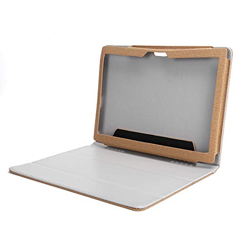 Zunate Schutzhülle für Tablet-Laptops, All-Inclusive-Schutzhülle aus Staubdichtem Leder mit Mehreren Winkeln, für M30 (Gold) von Zunate