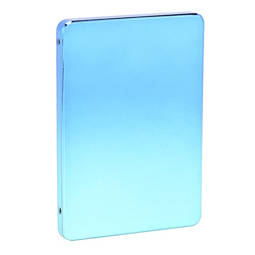 Zunate Solid State Drive, Tragbare 2,5 Zoll Interne SSD 60GB 120GB 240GB 480GB 960GB SATA 3.0 Schnittstelle,Bis zu 500MB/S,Interne Gradient Blue Cyan Solid State Disk(60 GB) von Zunate