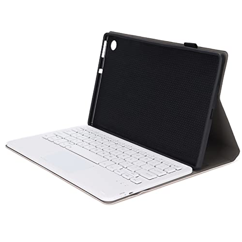 Zunate Tastaturhülle für Lenovo M10 Tablet, Schutzhülle aus PU-Leder mit Kabelloser Bluetooth-Tastatur für Lenovo M10 FHD Plus 10,3 Zoll X606F(Gold) von Zunate
