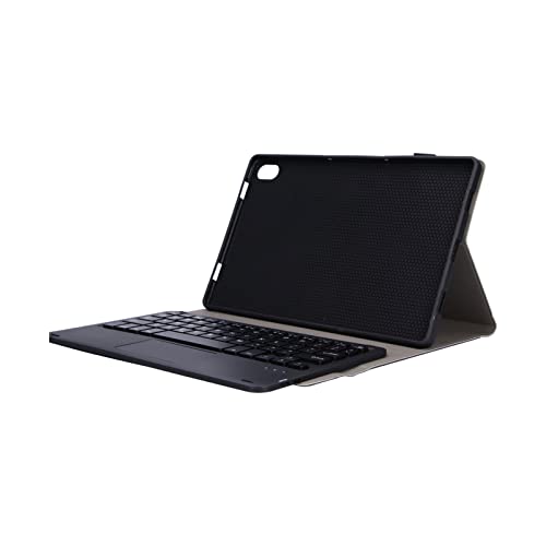 Zunate TouchPad-Tastaturhülle für Pad Tab P11 J606F Tablets, Schlanke, Leichte Standabdeckung mit Kabelloser, Abnehmbarer Bluetooth-Tastatur für Android-Tablets(Schwarz) von Zunate