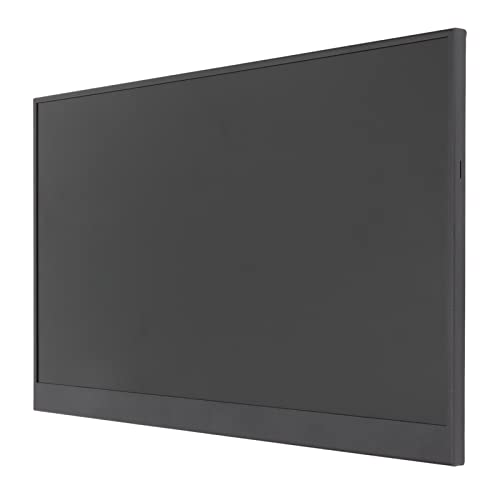 Zunate Tragbarer 17,3 Zoll, 178 Grad Betrachtungswinkel, HD HDR IPS Laptop Computermonitor, Dual HDMI Typ C 3,5 mm Kopfhörer, mit Zwei Lautsprechern und Monitorständer für PC von Zunate
