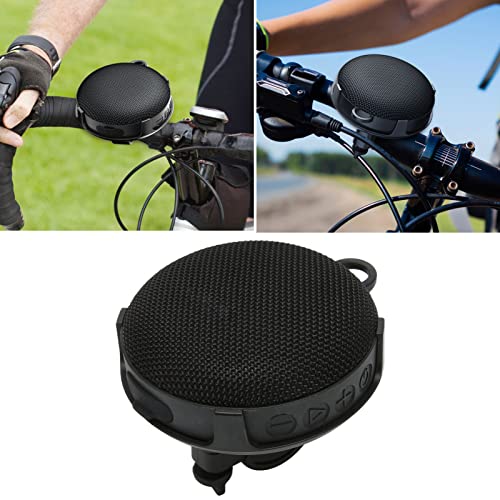 Zunate Tragbarer Bluetooth Lautsprecher für Fahrrad, Outdoor Wasserdichter Bluetooth Lautsprecher, 8W Leistung, TF Karte & Bluetooth 5.0, True Wireless Stereo, Fahrrad Halterung (Schwarz) von Zunate