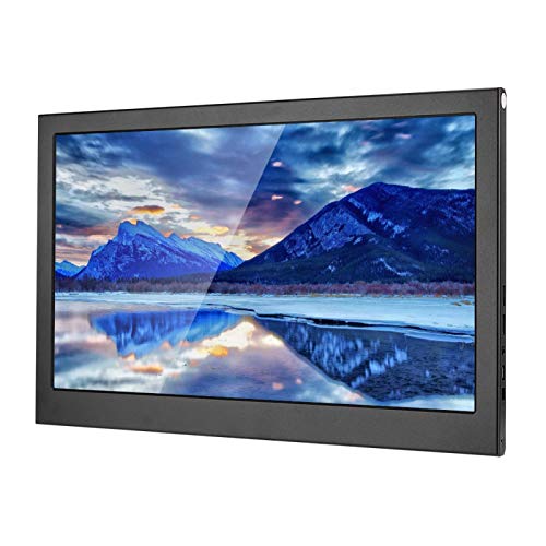 Zunate Tragbares Display, 14 Zoll 1920X1080 Tragbarer LCD-Monitor IPS-Bildschirm-Gaming-Monitor Eingebaute Dual-Audio-Lautsprecher für PS4-Spiele/Laptops/Telefone von Zunate