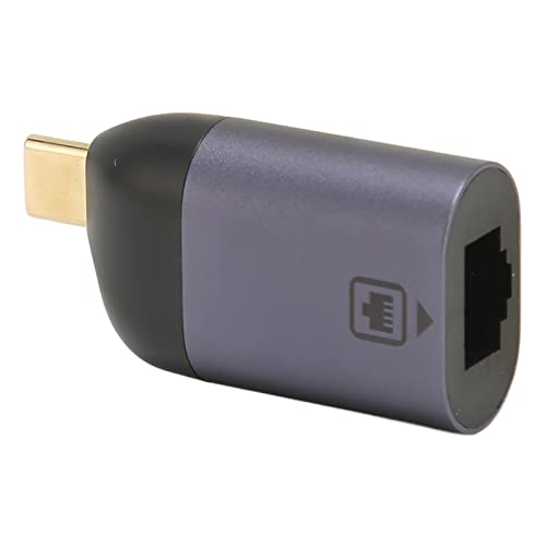 Zunate USB C auf Ethernet Adapter, Typ C Buchse auf RJ45 Adapter mit 1000Mbps Übertragungsgeschwindigkeit Gigabit LAN Netzwerkadapter für Laptop, Tablet, Handys von Zunate