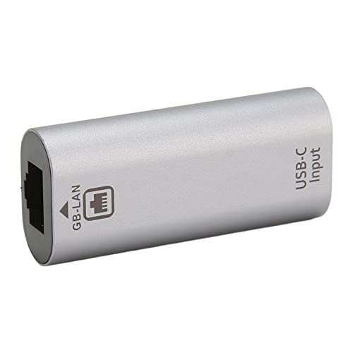 Zunate USB C auf Ethernet Adapter, Typ C Buchse auf RJ45 Adapter mit 1000Mbps Übertragungsgeschwindigkeit Gigabit LAN Netzwerkadapter für Laptop Tablet von Zunate