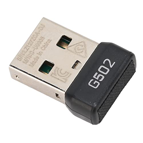 Zunate USB Empfänger für G502 Lightspeed Maus, 2,4 GHz Wireless Technologie, Tragbarer Mausadapter mit Stabilem Signal von Zunate