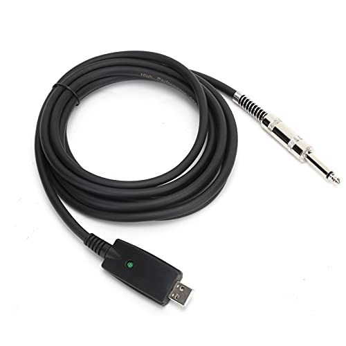 Zunate USB Gitarrenkabel, 3 Meter USB Stecker auf 6,35mm Stecker Gitarrenkabel USB Gitarrenkabel Anschluss Adapterkabel, für 2000/XP/VISTA/für Win 7/8/10 für OS X 09 Zunate USB Gitarrenkabel, 3 Meter USB Stecker auf 6,35mm Stecker Gitarrenkabel USB Gitarrenkabel Anschluss Adapterkabel, für 2000/XP/VISTA/für Win 7/8/10 für OS X 09 von Zunate