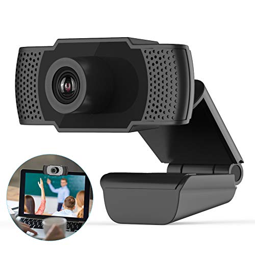 Zunate USB PC Webcam, 2MP 1080P 30fps Full HD Computerkamera mit Mikrofon für Video-Chat, Konferenz, Online-Unterricht von Zunate