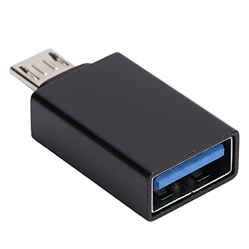 Zunate USB auf für Android Adapter Micro OTG Konvertieren Anschluss Datenübertragung/Ladegerät,für Notebook/Handy/Tablet/Tastatur/Maus/Gamepad (Schwarz) von Zunate