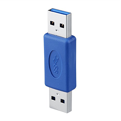 Zunate USB-zu-USB-Anschluss, USB 3.0 Typ A Männlich Bis Typ A Männlich Adapter, USB 3.0 Adapter für Festplatte, Laptop, DVD-Player, TV, USB 3.0 Hub, Monitor, Kamera usw. von Zunate