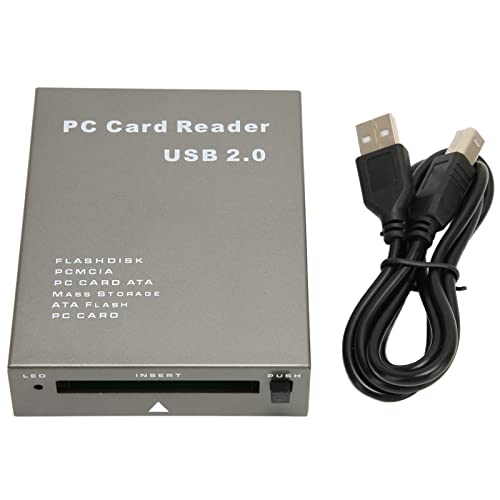 Zunate USB2.0-Kartenleser 68-poliger Industrieller Flash-Karten-Direktlese-ATA-Kartenleser, Hochgeschwindigkeits-PC-Kartenleser, Unterstützt Hot-Plug, Plug-and-Play von Zunate