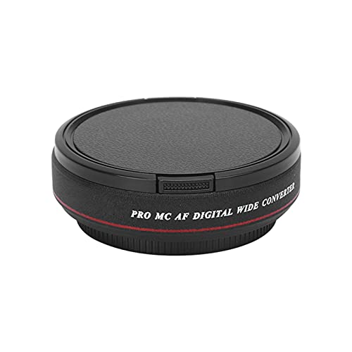 Weitwinkel-Objektivfilter, 62 Mm 0,45X Ultra Slim Weitwinkel-Objektivfilter, für Durchmesser 62 Mm Interface-Objektiv, für SLR-Kameras und Camcorder von Zunate
