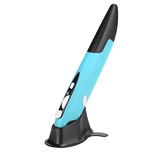 Zunate Wiederaufladbare Pocket Pen Mouse, Pen Type 2.4G Wireless Mouse 4 Tasten Optische Maus für Windows 7 8 Vista XP 2000, Android, OS X, Einstellbar 800/1200/1600DPI (PR-03) von Zunate