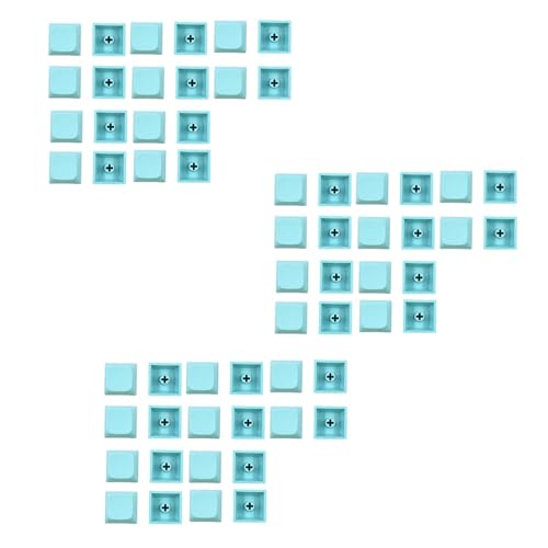 Zunedhys PBT-Tastenkappen mit 20 Tasten, XDA-Profil, mechanische Tastatur, 1U, 1 x Kugeldruck, blanko, individuelle Tastenkappen, MX-Schalter, XDA-Höhe, H von Zunedhys