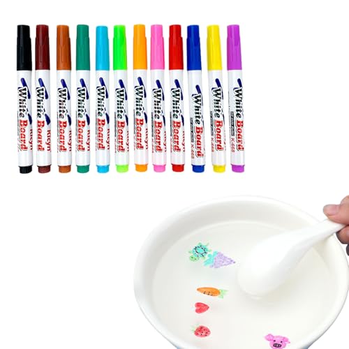 Kindermagierfarbe für Kinder | Schwimmende Stifte mit löschbarer magischer Tinte für Whiteboard | Doodle -Wasserstifte, unterhaltsame schwimmende Zeichnen für kreative und pädagogische Spiele Kindermagierfarbe für Kinder | Schwimmende Stifte mit löschbarer magischer Tinte für Whiteboard | Doodle -Wasserstifte, unterhaltsame schwimmende Zeichnen für kreative und pädagogische Spiele von Zunishaone