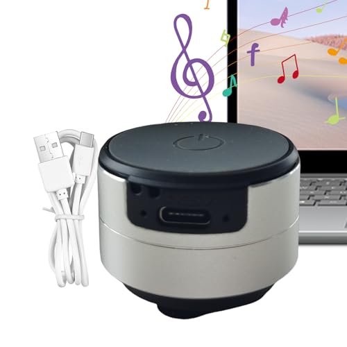 Lautsprecher für drahtlose Leitungslautsprecher - Aluminiumlegierung Mini -Lautsprecher, Bass -Stereoeinheit | 4 cm tragbares wasserdichtes Audiowerkzeug mit Surround -Sound, langlebiges Resonanzgerät Lautsprecher für drahtlose Leitungslautsprecher - Aluminiumlegierung Mini -Lautsprecher, Bass -Stereoeinheit | 4 cm tragbares wasserdichtes Audiowerkzeug mit Surround -Sound, langlebiges Resonanzgerät von Zunishaone