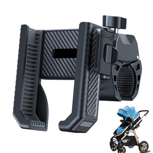 Support für Mobiltelefone - Einstellbare Unterstützung von Motorcycle und Anti -Absäure, sichere Fixierung für Motorrad- oder Scooter -Lenker, stabile und einstellbare Unterstützung, robust und einfac von Zunishaone
