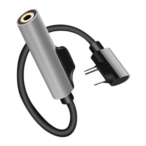 USB -C -Audioadapter um 3,5 mm - Jack Converter Stereo -Kopfhörer | Audio -Conversion -Kabel für -Smartphone, Tablet, Helm, Kopfhörer, Anruf, Musik, ohne Qualität von Zunishaone