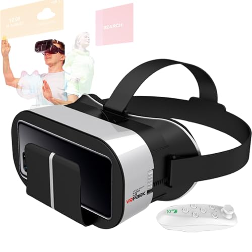 Virtual Reality Gläses Headset - 3D Skalierbares Zuschauerrahmen, Telefonfilmbrille | High Definition Panorama Display -Ausrüstung, Immersives Visuelles Erlebnis Für Travelfilme Spiele Panoramablicksa Virtual Reality Gläses Headset - 3D Skalierbares Zuschauerrahmen, Telefonfilmbrille | High Definition Panorama Display -Ausrüstung, Immersives Visuelles Erlebnis Für Travelfilme Spiele Panoramablicksa von Zunishaone