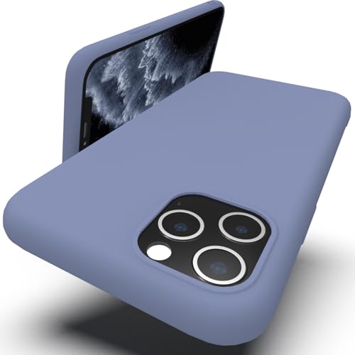 Zuvirelx Silikon hülle für iPhone 11 Pro, Soft-Touch Handyhülle für Apple iPhone 11 Pro - Grau von Zuvirelx