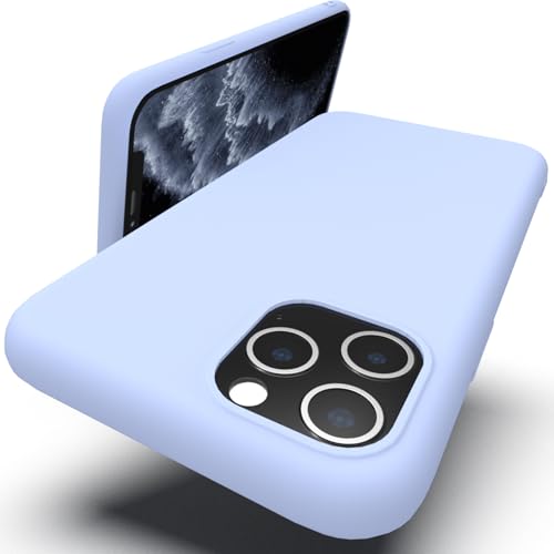Zuvirelx Silikon hülle für iPhone 11 Pro Max, Soft-Touch Handyhülle für Apple iPhone 11 Pro Max - Flieder von Zuvirelx