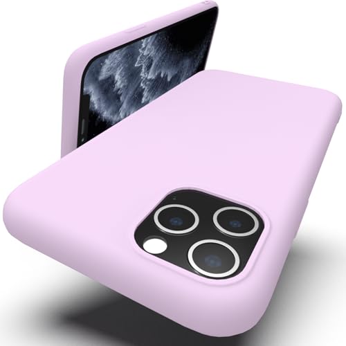Zuvirelx Silikon hülle für iPhone 11 Pro Max, Soft-Touch Handyhülle für Apple iPhone 11 Pro Max - Lavendel von Zuvirelx