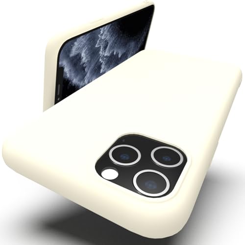 Zuvirelx Silikon hülle für iPhone 11 Pro Max, Soft-Touch Handyhülle für Apple iPhone 11 Pro Max - Weiß von Zuvirelx
