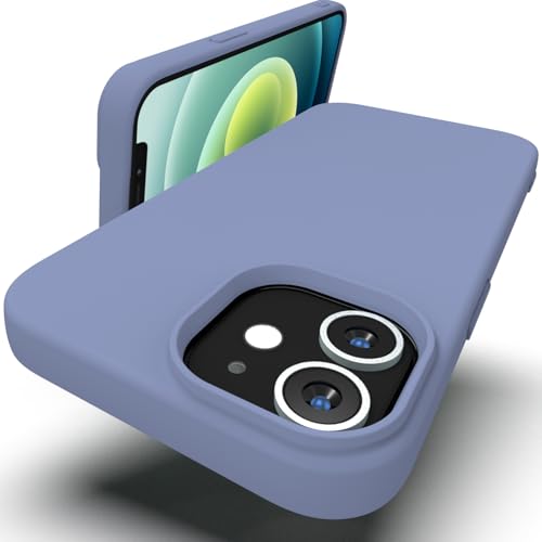 Zuvirelx Silikon hülle für iPhone 12/12 Pro, Soft-Touch Handyhülle für Apple iPhone 12/12 Pro - Grau von Zuvirelx