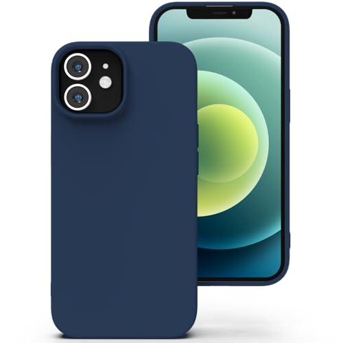 Zuvirelx Silikon hülle für iPhone 12 Mini, Soft-Touch Handyhülle für Apple iPhone 12 Mini - Dunkelblau Zuvirelx Silikon hülle für iPhone 12 Mini, Soft-Touch Handyhülle für Apple iPhone 12 Mini - Dunkelblau von Zuvirelx